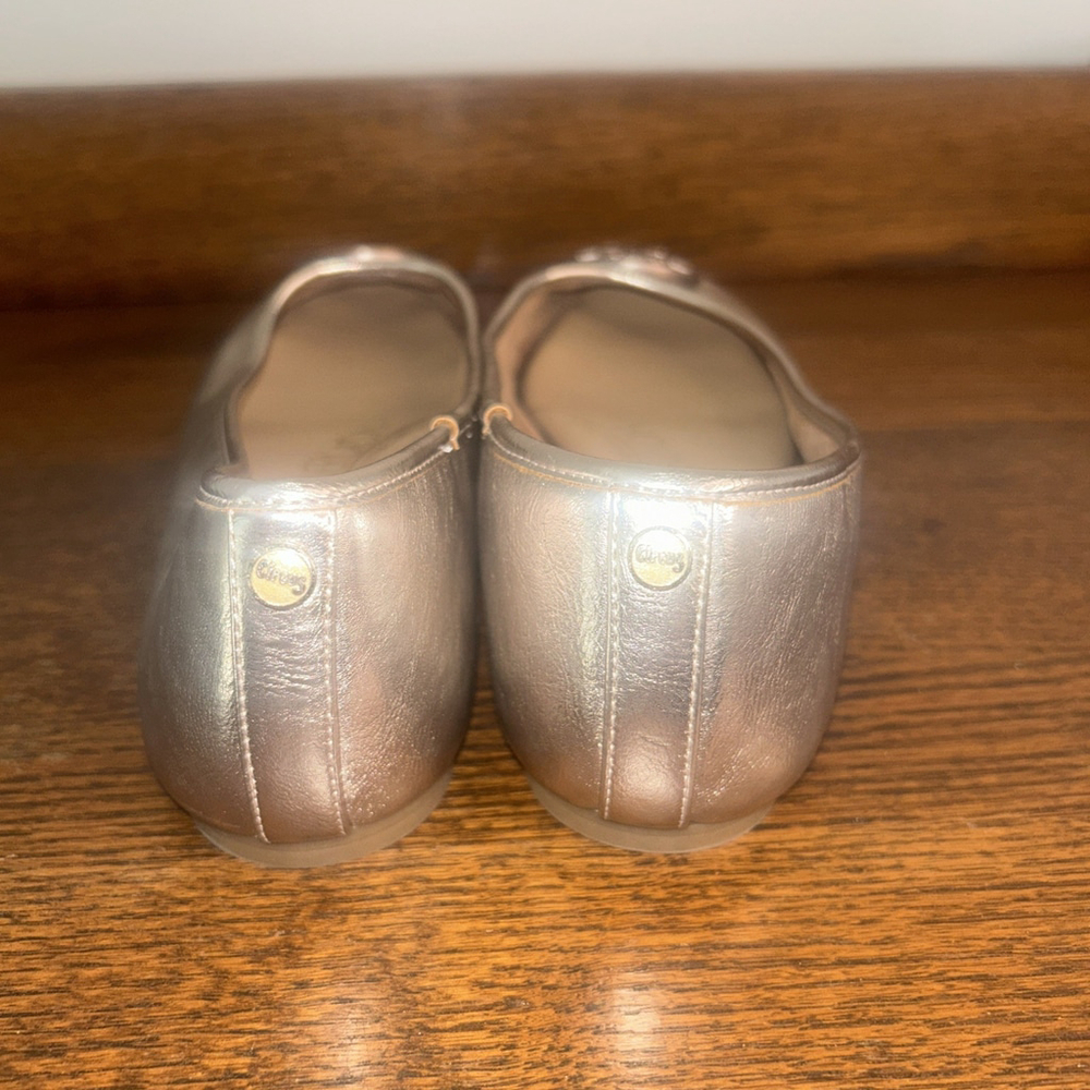 Circus Brand Women's Ballet Flats Silver Metallic Finish Size 10M New With Tag - Picture 3 of 5